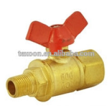 LF-MI Brass lead free Mini Ball Valves suitable for the water and air T handle